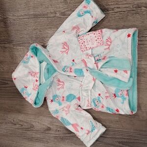 Zak & Zoey Plush Bathrobe Size 0-9